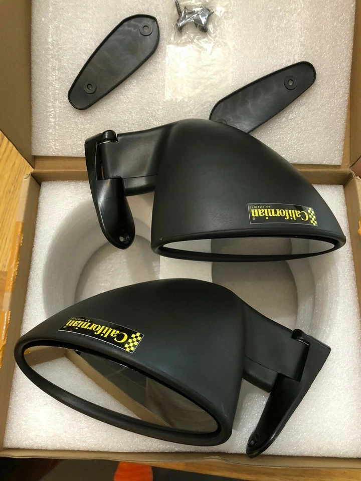 PAIR OF REPLICA FIAT ALFA LANCIA FERRARI ITALIAN VITALONI CALIFORNIAN MIRROR - Image 1 of 4