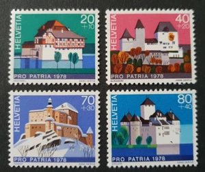 1978 SCHWEIZ ZWITSERLAND SUISSE SET PRO PATRIA SS MNH - Bild 1 von 1