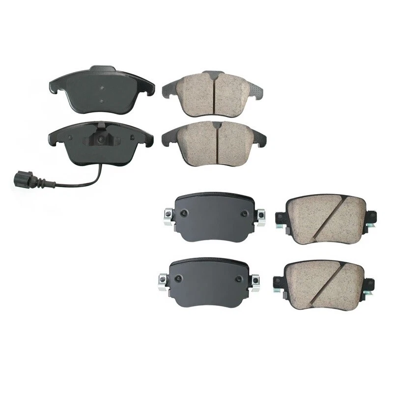 Kit de pastillas de freno cerámicas delanteras y traseras Akebono Euro para Audi Q3 Quattro VW Passat Foto 1 de 1