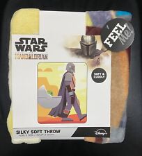 Disney Star Wars The Mandalorian Silky Soft Throw Blanket Size 40” ”