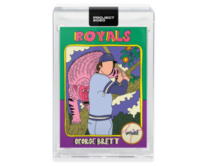 Topps PROJECT 2020 Card 254 - 1975 George Brett by Fucci