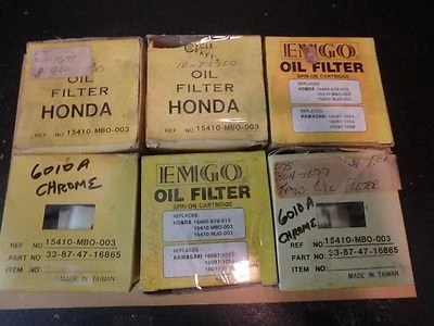 Emgo oil filter Honda Shadow vt 800 VT 1100 magna VT 700 15400-679-013 - Imagem 1 de 4