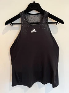 Adidas Adizero Black Glitter Tank Top - Picture 1 of 5