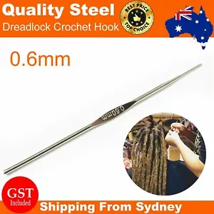 Steel Crochet Dreadlock Hook Dread Tool Dreadlock Maintenance Small Hook 0.6mm A - Picture 1 of 9
