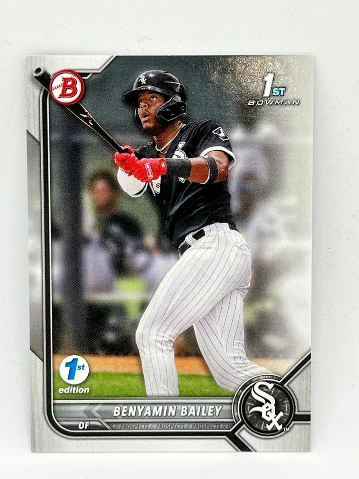 2022 Bowman 1st Edition Benyamin Bailey 1st Paper White Sox #BPPF-8 - Image 1 of 1