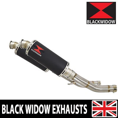 Z1000 ZR1000A 2003 - 2006 4 - 2 Rotondo Silenziatore Taglio Lattina Marmitta - Immagine 1 di 4