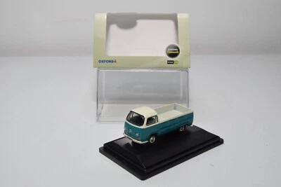 B8 1:76 OXFORD 76VW006 VW VOLKSWAGEN TRANSPORTER PICK UP PICK-UP VERDE BIANCO... - Immagine 1 di 4