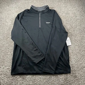 Nike Golf Sweater Mens XL Black Performance 1/4 Zip Classiccore Casual Pullover - Picture 1 of 13