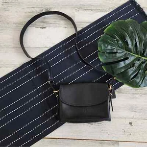 Coach Vintage Equestrian Small Flap Crossbody Bag Black 9801 - Picture 1 of 14