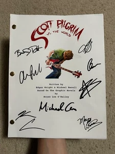Scott Pilgrim vs. The World SCREENPLAY Script "REPRINT" fyc FAUX-SIGNATURES - Picture 1 of 7