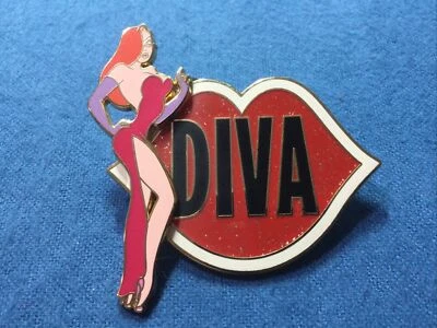 Disney Pin 3D Jessica Rabbit Diva Kiss LE Pin # 27654 Who Framed Roger Rabbit - Image 1 of 2