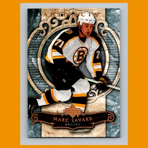 Tarjeta de hockey Marc Savard #43 2007 artefactos de cubierta superior Boston Bruins NHL CASI NUEVA - Imagen 1 de 3