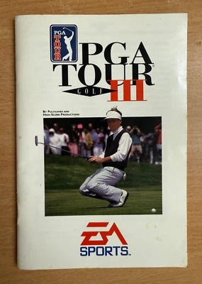 PGA TOUR GOLF III - Sega Instruction Manual - Image 1 of 2