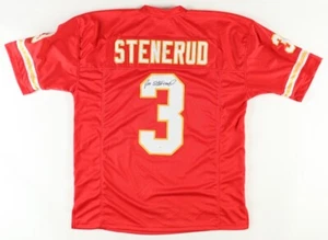 Jan Stenerud Signed Kansas City Chiefs Jersey (JSA COA) 7xAll Pro Place Kicker - Picture 1 of 6