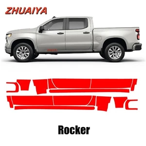 s PreCut PPF Paint Protection Film For CHEVROLET SILVERADO 1500 CUSTOM 2019-2025 - Picture 1 of 8