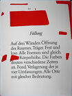 FRANZ ERHARD WALTHER - Blind (Füllung 1992) Serigrafie 100 Aufl. • Handsigniert