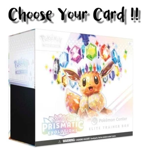 (READ DESCRIPTIONS) Choose Your Card from Pokemon TCG "Prismatic Evolutions" !! - Picture 1 of 1
