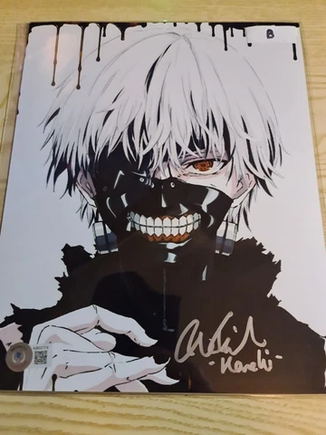 Austin Tindle, Kaneki, Tokyo Ghoul Signed Autograph 8x10 Photo, Beckett COA, B Cover