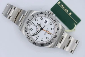 Rolex Explorer II 216570 Polar White Dial Oyster Band Box & Papers Year 2014 - Picture 1 of 11