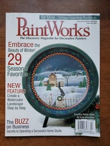 Paint Works February 2007 - Vintage Designs, Decorative Tole Painting Magazine - Picture 1 of 7