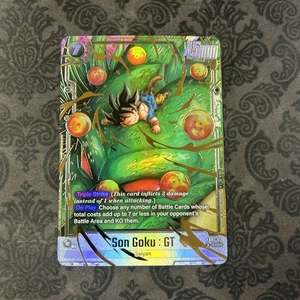 Son Goku: GT FB07-122 SCR Alt Art Desiderio per Shenron Dragon Ball Fusion World - Foto 1 di 2