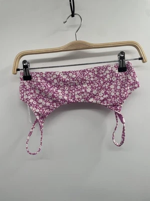 Top de bikini Carve Designs para mujer pequeño púrpura blanco Ditsy floral traje de baño nuevo con etiquetas Foto 1 de 4