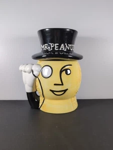 Planters Mr. Peanut Ceramic Cookie Jar with Gasketed Hat Lid - Bild 1 von 7