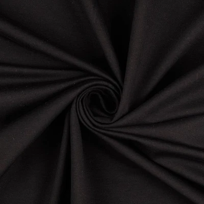 SWEATSHIRT Stoff elastisch weich Hoodies Pullover Jogging SCHWARZ EUR 15,98/m - Bild 1 von 3