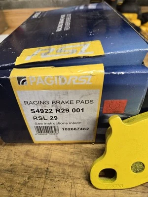 Pagid Brake Pad Set, NEW S4922 R29 001, RSL Porsche 991 Carrera / 981 Boxster  - Image 1 of 4
