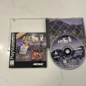 Area 51 (Sony PlayStation 1, 1996) PS1 Complete In Box CIB Cult Classic! - Picture 1 of 4