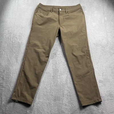 Lululemon Pants Mens 32x26 Brown ABC Classic Slim Fit Golf Dress Chino School - Image 1 of 4