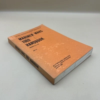 Vintage Mariner Mars 1969 Handbook Mariner VI & VII Jet Propulsion Laboratory PB - Image 1 of 4