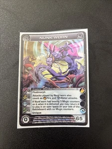 Chaotic TCG 3 Max EPS Nunk'worn 41/100 ROTO 1st Ed Super Rare NM/LP - Picture 1 of 3
