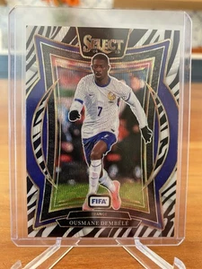 Ousmane Dembele - 2024-25 Select FIFA Zebra Prizm SSP Terrace France Kit!  - Picture 1 of 2