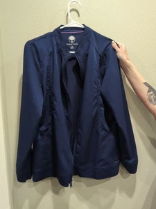 Healing Hands Scrubs Damengröße Medium, marineblau Paket (Top, Unterteil, Jacke) x 2 - Bild 1 von 12