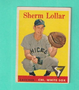 1958 TOPPS CHICAGO WHITE SOX #  267 SHERM LOLLAR  EX - Picture 1 of 2