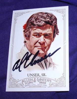 2012 Topps Allen & Ginter Al Unser Sr Signed Card #237 NrMt or Better - Image 1 of 2