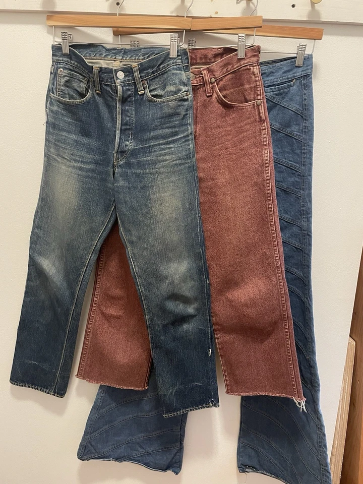 3 винтажные джинсы Levi/Wrangler 25/26 - Изображение 1 из 4