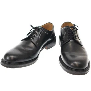Church's Church Shannon Leather Derby Shoes Black 10 Used MESC-0 - Picture 1 of 10