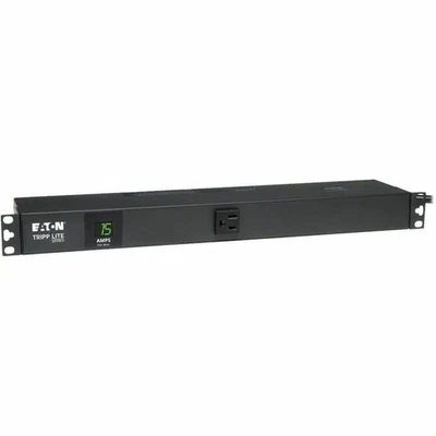 Tripp Lite Pdu Metered 120v 15a 5-15r 13 Outlet 5-15p Horizontal 1urm 6ft Cord - - Image 1 of 4