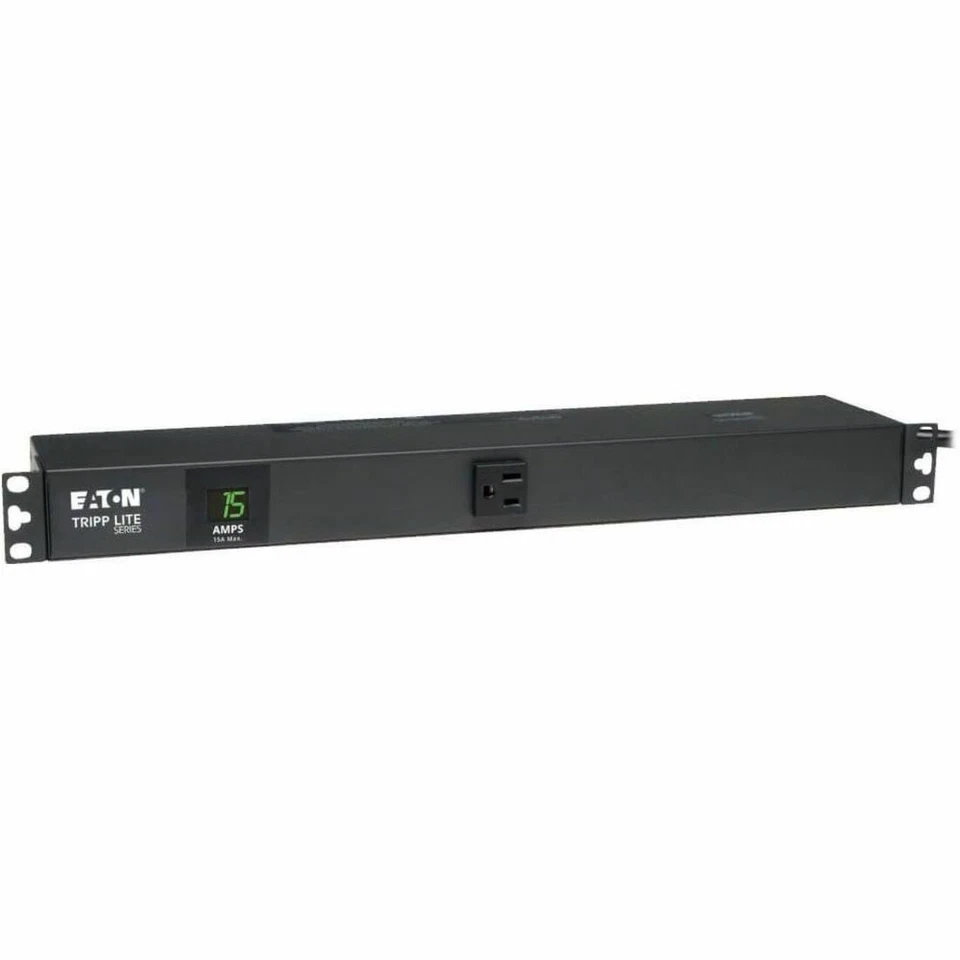 Tripp Lite Pdu Metered 120v 15a 5-15r 13 Outlet 5-15p Horizontal 1urm 6ft Cord - - Image 1 of 4