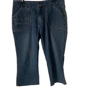 Pre Owned Women’s Adolfo Jeans Capri Sz 12 Casual Comfort Fashionable Style - Picture 1 of 13