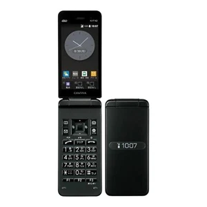 KYOCERA GRATINA KYF42 WIFI KEITAI ANDROID FLIP PHONE UNLOCKED Black - Afbeelding 1 van 5