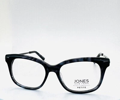 JONES NEW YORK J233 Azul Marino Gunmetal Semi Ojo de Gato Anteojos 48-16-135 B:38  Foto 1 de 4