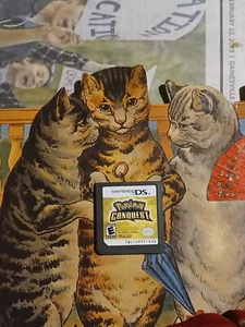 Pokemon Conquest Nintendo DS 2012 Game Cartridge Authentic Tested - Picture 1 of 6