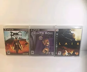 PlayStation 3 Game Bundle (PS3) (Devil May Cry, Saints Row IV, Lair) Brand New - Picture 1 of 12