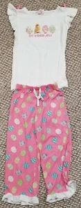 2pc. Xhilaration Girls Size Medium Flame Resistant Easter Pajamas PJs Sleepwear - Picture 1 of 3