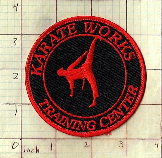 Karate Works Training Center bgX martial arts karate patch - Image 1 of 1