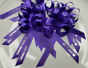 Personalized Ribbons Wedding Party Favor Baby Shower Birthday Bridal 25