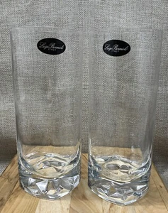 Luigi Bormioli On The Rocks Tall Square Shape Highball Glasses 15 oz Set Of 2 - Picture 1 of 8